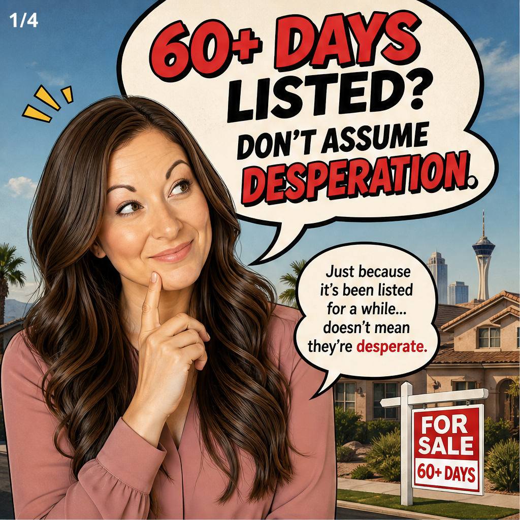 🏡 60+ days on market = desperate seller… right?